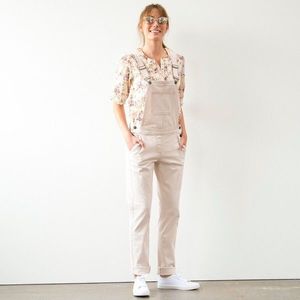 Blancheporte Barevné džíny s laclem růžovobéžová 54 obraz