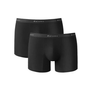 Blancheporte Sada 2 jednobarevných boxerek confort premium černá 117/124 (3XL) obraz