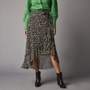 Blancheporte Dlouhá pouzdrová sukně s minimalistickým vzorem černá/režná 52 obraz
