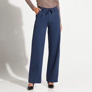Blancheporte Rovné kalhoty z úpletu Milano nám. modrá 48 obraz