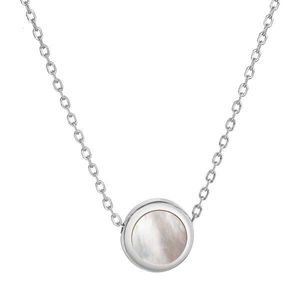 Evolution Group Stříbrný náhrdelník kulatý s perletí 12067.1 obraz