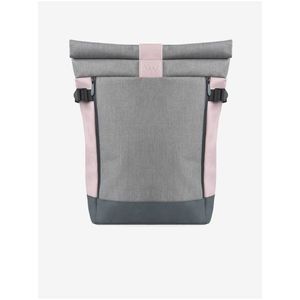 Růžovo-šedý dámský batoh VUCH Konner obraz