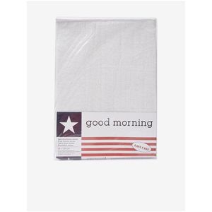 60 x 120 cm - Bílé elastické žerzejové prostěradlo Good Morning obraz