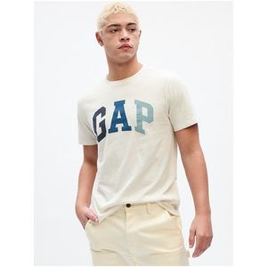 Krémové pánské tričko s logem GAP obraz