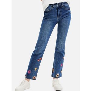 Desigual Nicole Jeans Modrá obraz