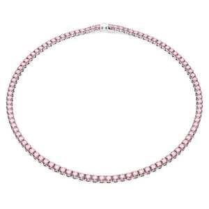 Swarovski Luxusní náhrdelník s růžovými krystaly Matrix Tennis 5681800 obraz