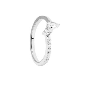 PDPAOLA Krásný stříbrný prsten se zirkony Ava Essentials AN02-863 52 mm obraz