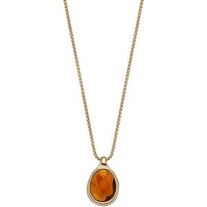 Skagen Elegantní pozlacený náhrdelník Sea Glass Honey SKJ1736710 obraz