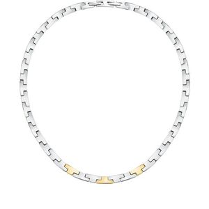 Trussardi Luxusní ocelový bicolor náhrdelník T-Logo TJAXC02 obraz