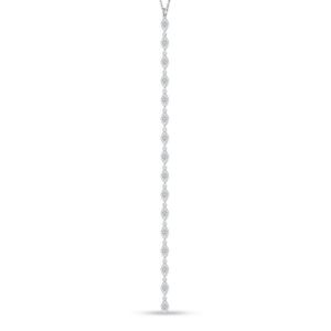 Brilio Silver Dlouhý třpytivý náhrdelník se zirkony NCL146W obraz