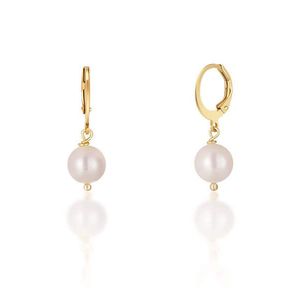 JwL Luxury Pearls Krásné pozlacené náušnice s pravými bílými perlami JL0678 obraz