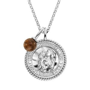 Engelsrufer Stříbrný náhrdelník Panna ERN-VIRGO-TEZI (řetízek, 2x přívěsek) obraz