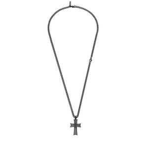 Police Stylový pánský náhrdelník Kříž s krystaly Zeal PEAGN0011003 obraz