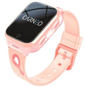 CARNEO Chytré hodinky CARNEO GUARDKID+ 4G Platinum - růžové obraz