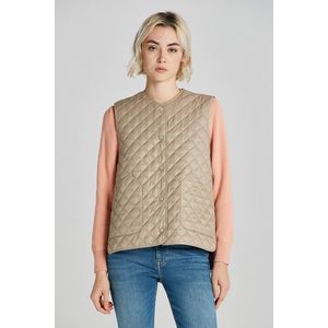 VESTA GANT QUILTED VEST CONCRETE BEIGE obraz