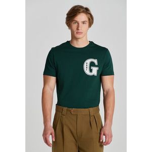 TRIČKO GANT G GRAPHIC T-SHIRT zelená 5XL obraz
