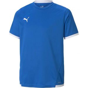 Puma TEAM LIGA JERSEY TEE Juniorské fotbalové triko, modrá, velikost obraz