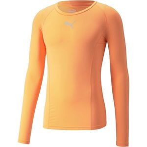 Puma LIGA BASELAYER LONG SLEEVE TEE Pánské funkční triko, oranžová, velikost obraz