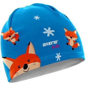 AXONE FOX Dětská čepice, modrá, velikost obraz