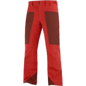Salomon BRILLIANT PANT M Pánské lyžařské kalhoty, červená, velikost obraz