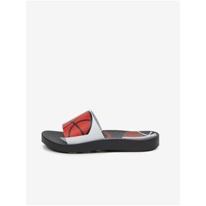 Červeno-černé klučičí pantofle s motivem Ipanema Urban Slide Kids obraz