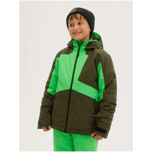 Zelená dětská zimní bunda s kapucí O'Neill Hammer Jr Jacket obraz