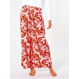Červené dámské vzorované široké kalhoty Rip Curl obraz