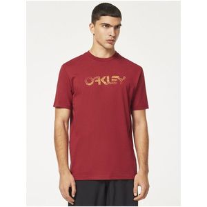 Vínové pánské tričko Oakley obraz