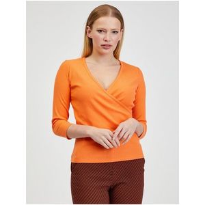 Oranžové dámské tričko ORSAY obraz