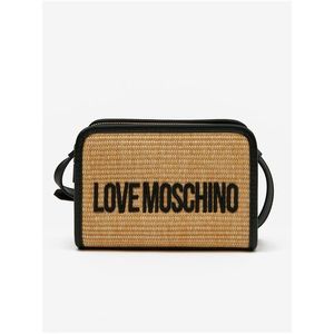 Hnědá dámská crossbody kabelka Love Moschino obraz