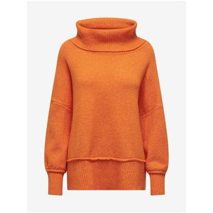 Oranžový dámský oversize svetr ONLY Hazel obraz