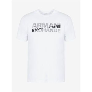 Bílé pánské triko Armani Exchange obraz
