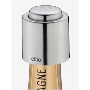 Nerezový uzávěr na lahev/šampaňské Cilio obraz