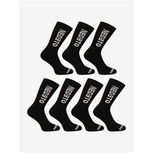 Sada sedmi párů pánských ponožek v černé barvě Nedeto obraz