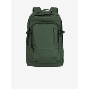 Tmavě zelený batoh Travelite Basics Backpack Water obraz