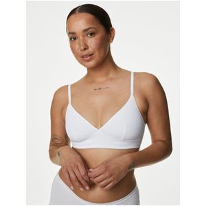 Bílá dámská braletka bez kostic Marks & Spencer Flexifit™ obraz