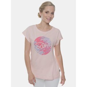 Růžové dámské tričko s potiskem SAM 73 obraz