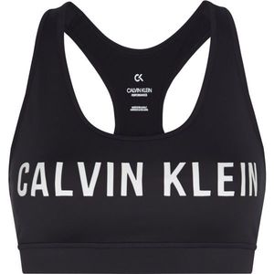 Calvin Klein MEDIUM SUPPORT BRA Dámská sportovní podprsenka, černá, velikost obraz
