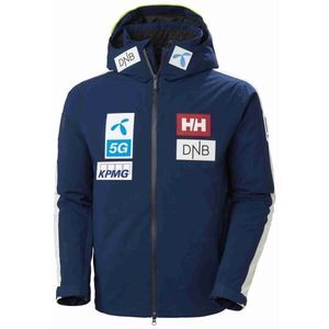 Helly Hansen WORLD CUP INSULATED Pánská zateplená lyžařská bunda, modrá, velikost obraz