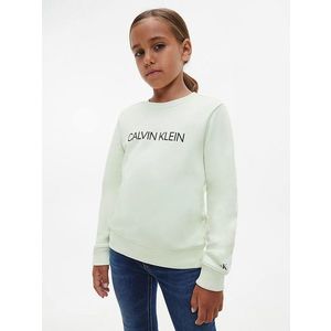 Calvin Klein Jeans Mikina dětská Zelená obraz