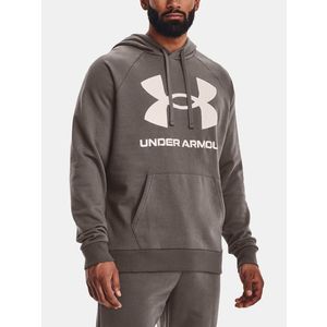 Under Armour UA Rival Fleece Big Logo HD Mikina Hnědá obraz