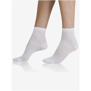 Bílé dámské ponožky Bellinda Airy Ankle obraz