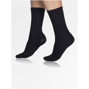 Černé unisex zimní ponožky Bellinda BAMBUS CASUAL UNISEX SOCKS obraz