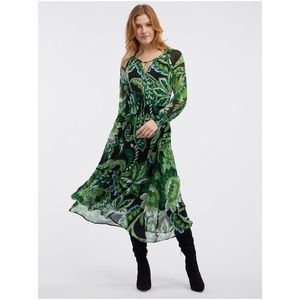 Zelené dámské květované šaty ORSAY obraz