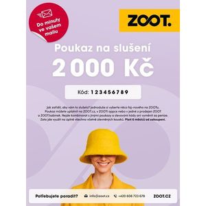 Elektronický poukaz na ZOOT v hodnotě 2 000 Kč obraz