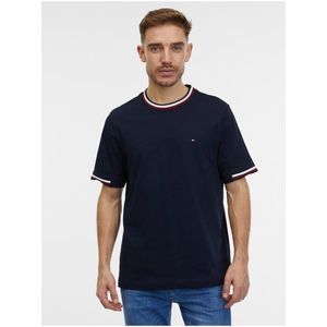 Tommy Hilfiger pánské tričko Barva: Modrá, Velikost: L obraz