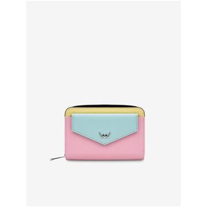 Růžová dámská kožená peněženka Vuch Rubis Pink obraz