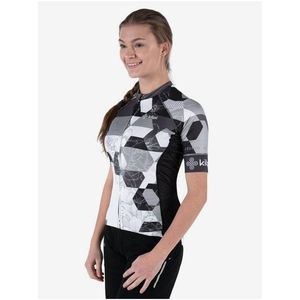 Černo-bílý dámský cyklistický dres Kilpi Adamello-W obraz
