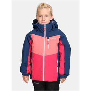 Růžovo-modrá holčičí lyžařská bunda Kilpi Valera-JG obraz
