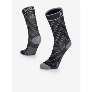 Šedo-černé unisex ponožky Kilpi CYCLER-U obraz
